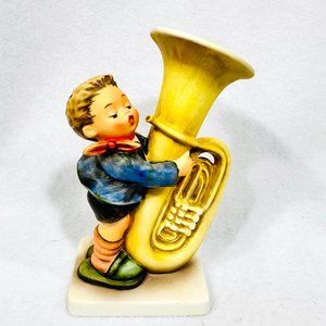 Goebel Hummel #437 TUBA PLAYER - TMK6 - Skrobek Signed